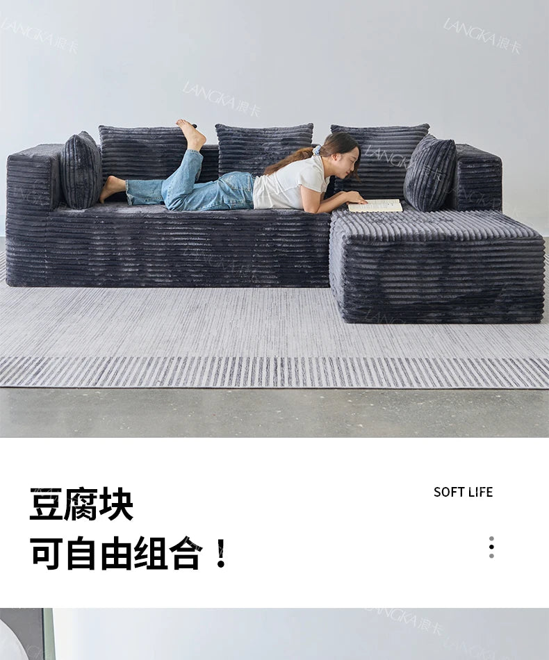 AR Home Furniture Living Room Fabric Compressed Sofa Lounge Daybed L Shape Bedroom Sofa Bed Couch Recliner Divano Da Soggiorno