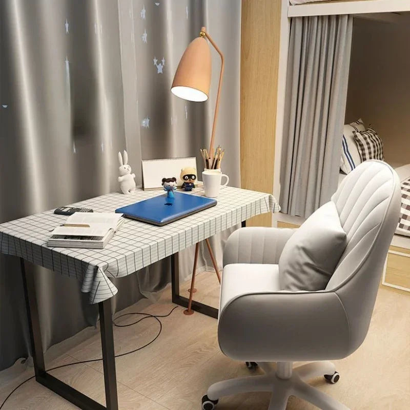 Chair Home Backrest Comfortable Long-Sitting Office Chair College Student Girl Dormitory Study Chairs Makeup Chair Computer