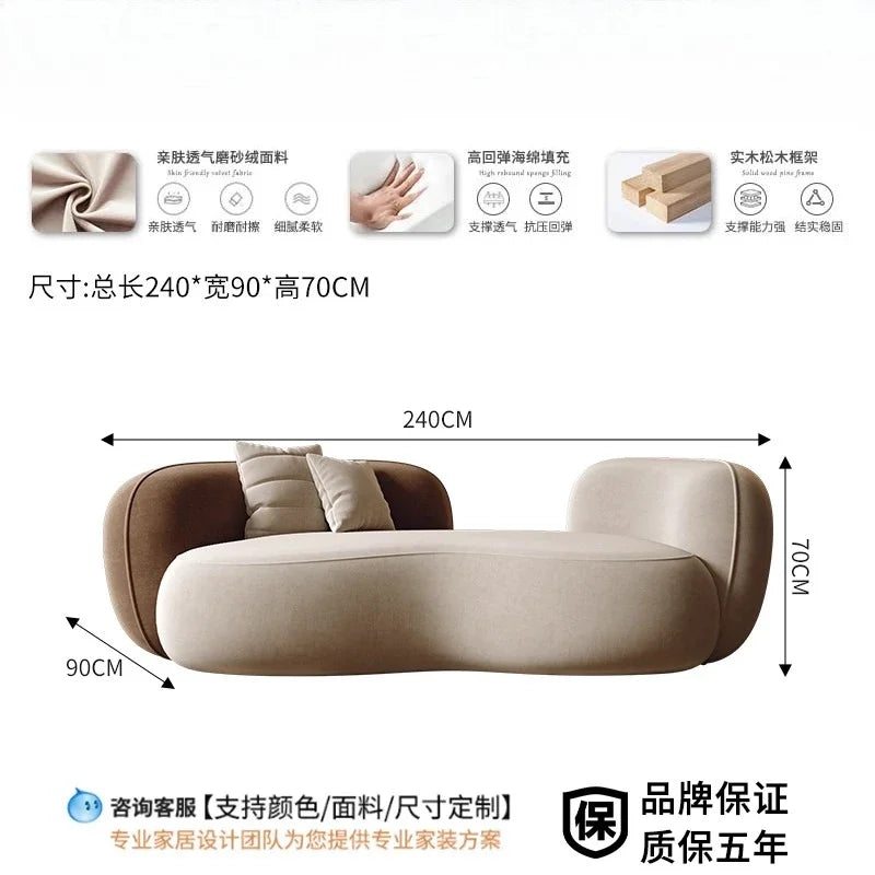 Luxury Modern Floor Recliner Sectional Sofa – Designer Lazy Daybed Corner Furniture