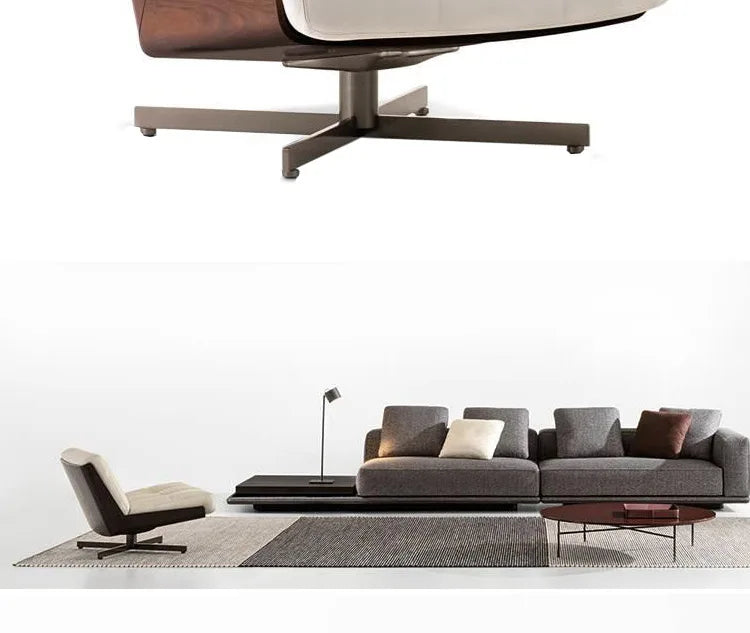 Single sofa rotating sofa chair recliner living room bedroom leisure reading chair