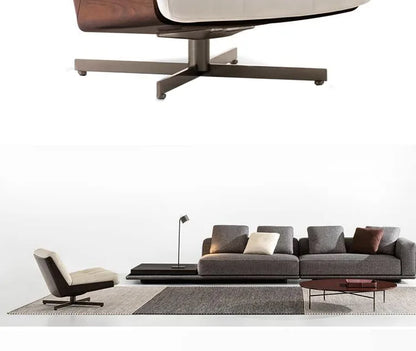 Single sofa rotating sofa chair recliner living room bedroom leisure reading chair
