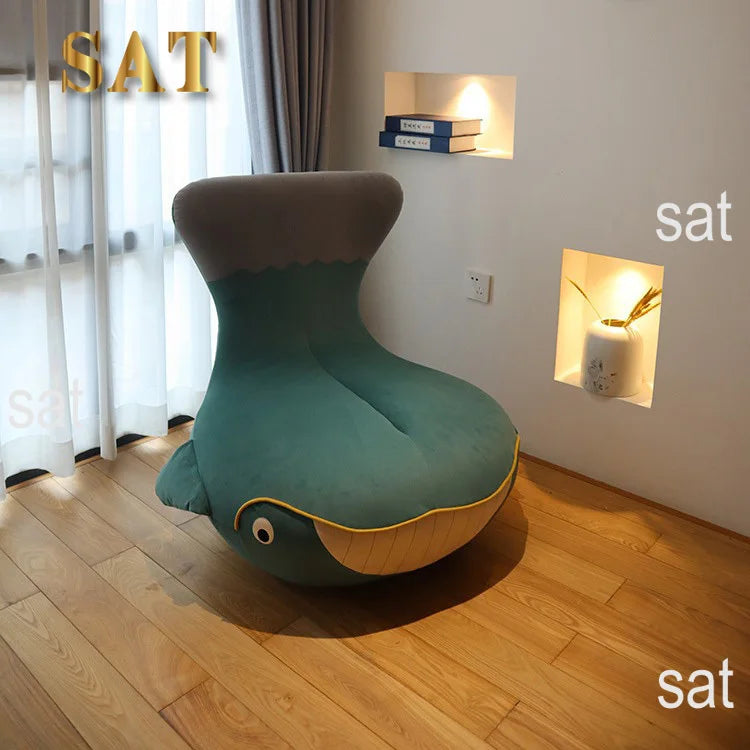 New Creative rotating single person Modern Cartoon Animal Design Living Room Lazy Sofa Chair A