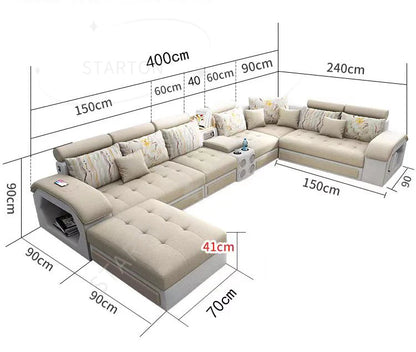 Nordic Italy Leather Lounge Genuine Leather Sectional Big Sofa l Shape Living Room Sofas Leather Luxury Corner Furniture
