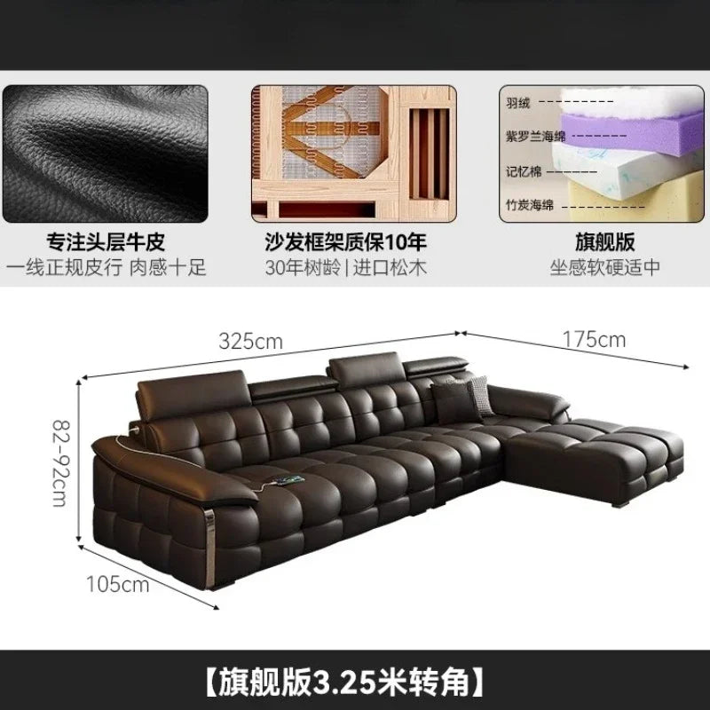 Modern Luxury Lawrence Sofa Leather Living Room Sofas Couch Armchair Home Furniture Leisure Sofa Armchairs Chaise Lounges