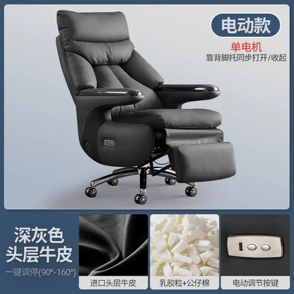 Smart Electric Executive Office Chair with Ventilation - Reclining Massage CEO Chair for Home Professional Use Furniture JT40