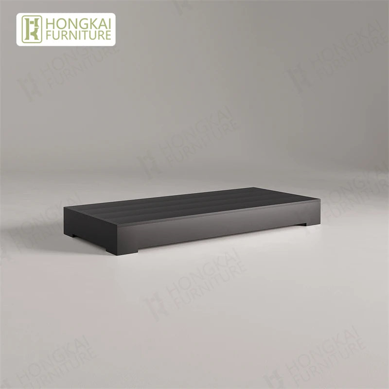 Garden Hotel Outdoor Aluminum Sofa Set Metal Patio Furniture Sofa and Coffee Table Set