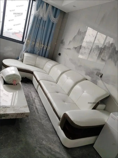 Design Artificial Leather Living Room Sofa Corner Combination Luxury Sofas Living Room Personality Home Furniture