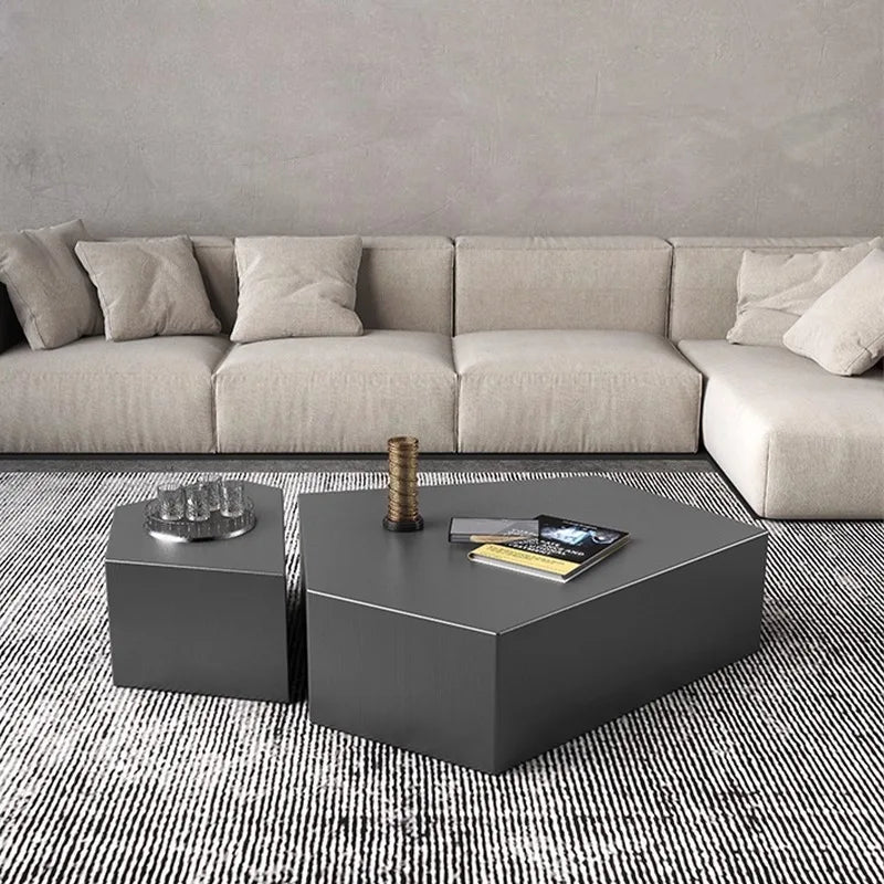 Glam Simple Coffee Table Ornaments Frame Design Storage Coffee Table Modern Aesthetic Meubles De Salon House Accessories
