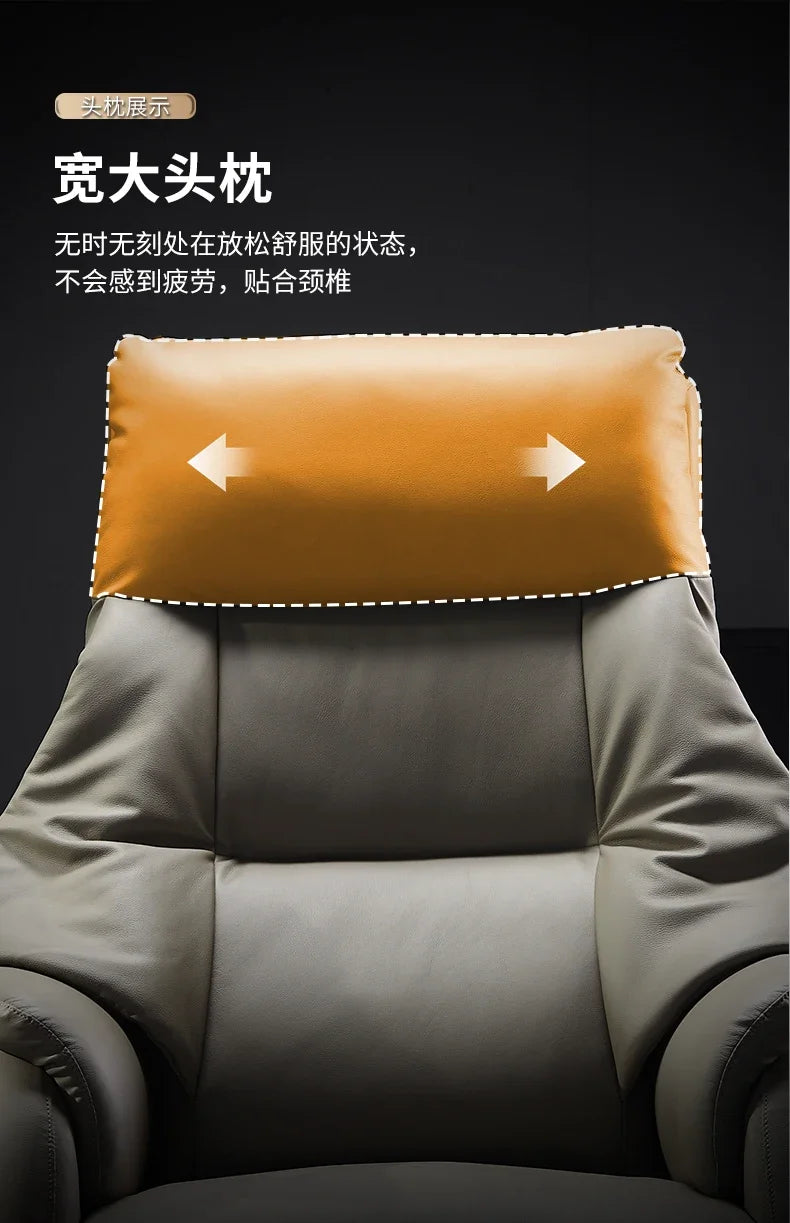 Comfortable Interior Office Chair Weightless Luxury Footrest Office Chair Conference Adjustable Silla De Oficina House Furniture