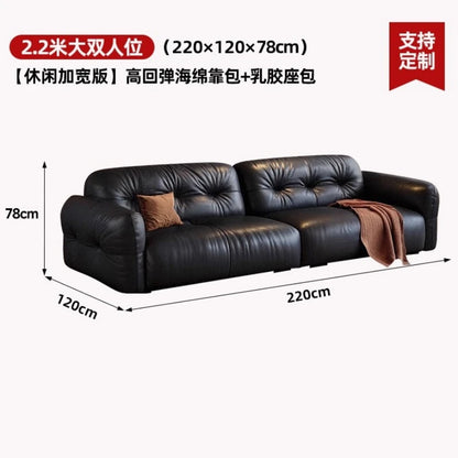 200 220 240 260 280 300 320 340 360 380 400 cm Luxury cowhide genuine leather sofa couch living room sofas Armchair furniture