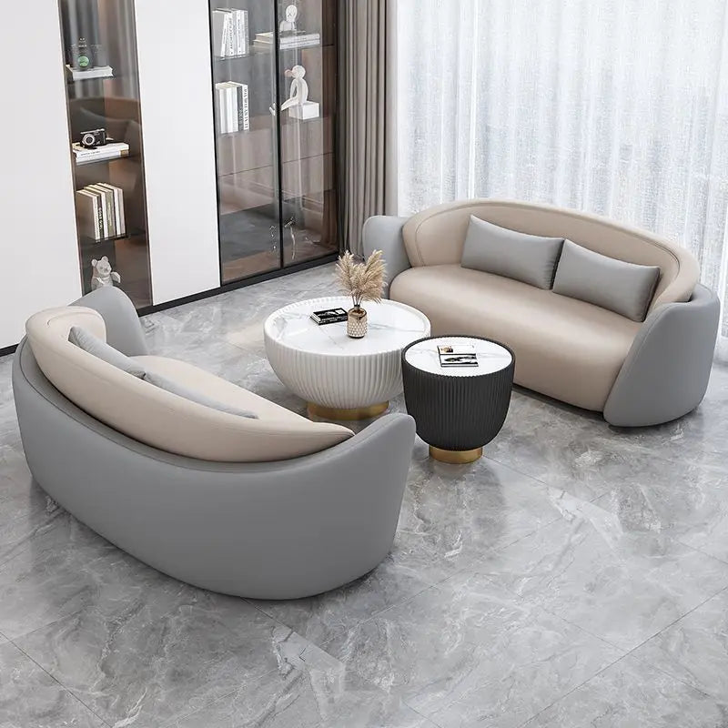 Light luxury hotel beauty salon meeting sofa coffee table combination rest area reception area sales office sofa negotiation