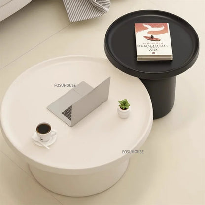 Modern Small Apartment Living Room Table Simple Iron Coffee Tables Creative Bedroom Bedside Table Round Tea Table Combination T