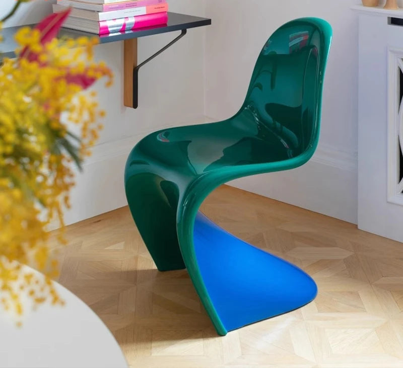 Minimalist personality art Internet celebrity color dining chair negotiation chair