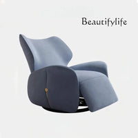 Single Sofa Chair Fabric Leisure Chair Living Room Modern Light Luxury Electric Function Sofa Recliner