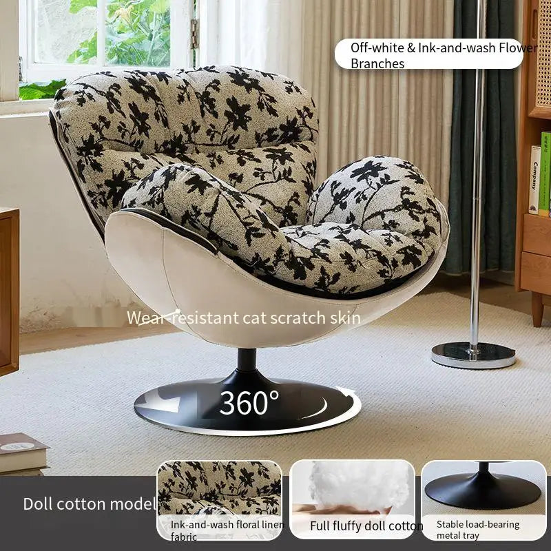Large Modern Living Room Chairs Swivel Luxury Relaxing Comfy Design Chairs Armchair Lazy Puffs Sedie Da Soggiorno Home Furniture