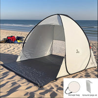 Camping Picnic Tent Outdoor Tent Beach Lawn Quick Setup Sunshade Leisure Wild Camping Easy Disassembly Quick Folding Double