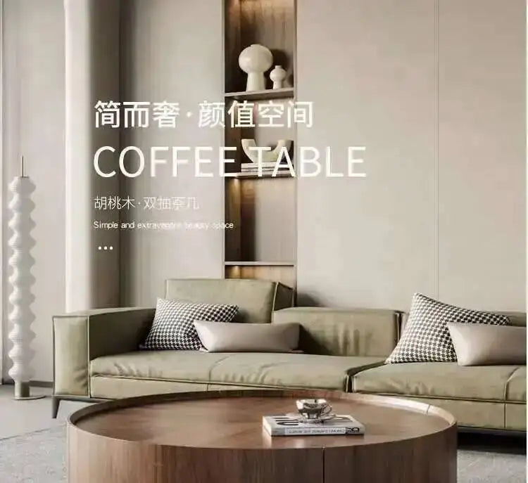 Aesthetic Unique Luxury Tables Coffee Design Table Nordic Coffee Round Glam Stolik Kawowy Living Room Furniture Minimalist