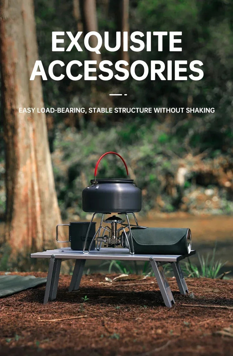 Portable Outdoor Beach Table Ultralight Foldable Camping Table Mini Aluminum Table Garden Party Trip Hiking Table