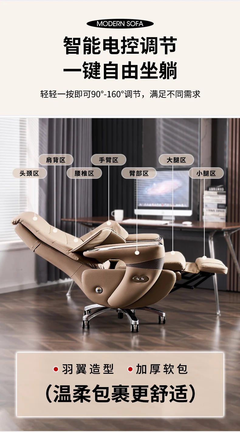 Home Office Desk Chair for Vanity Reclining Armchair Furniture Height Adjustable Chair on Wheels Chaise Bureau De Travail Magalu