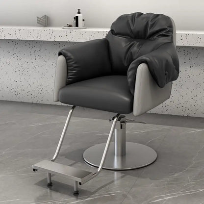 Creative Luxury Barber Chairs Modern Simple Style Minimalist Salon Chairs Space Saving Italian Friseurstuhl Salon Furniture