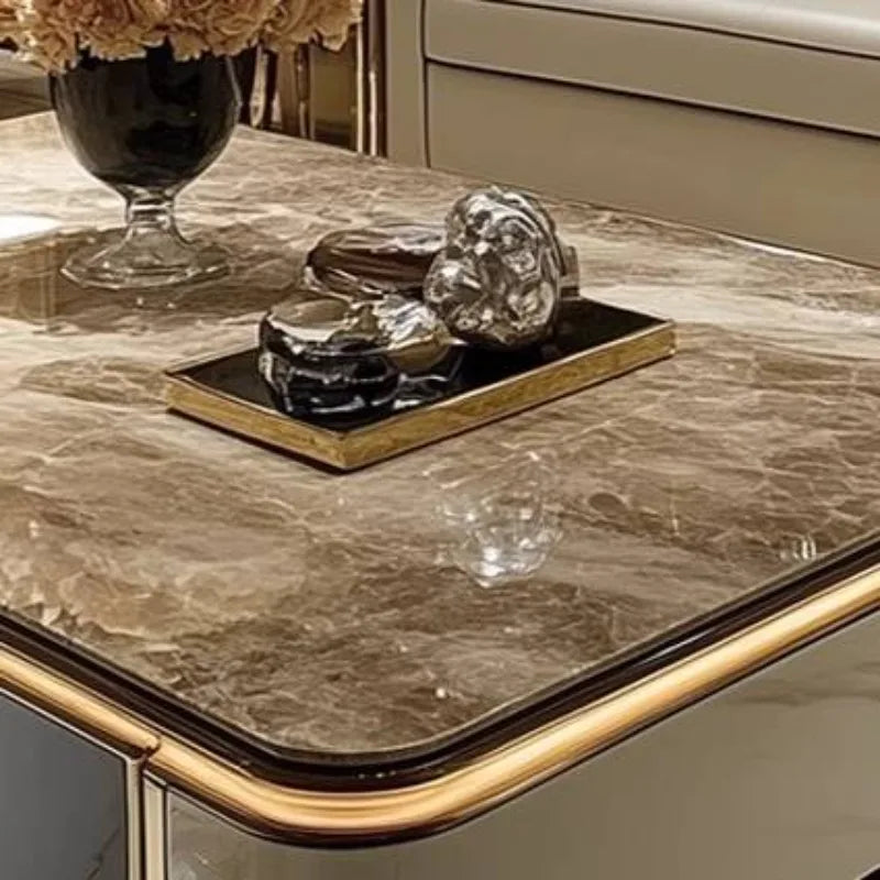 Classic Italian Coffee Tables Brown High Quality Designer Living Room Coffee Tables Modern Luxury Mesa De Centro Furniture Home