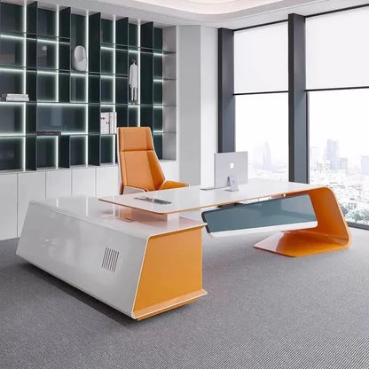 Modern luxury 200 240 280 cm paint boss desk Motion Computer desk office table computer desks Office Furniture gaming tables