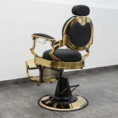 Barber shop chair perm dyeing put down chair oil head men shave beard repair face chair net red hair salon special hair cut seat