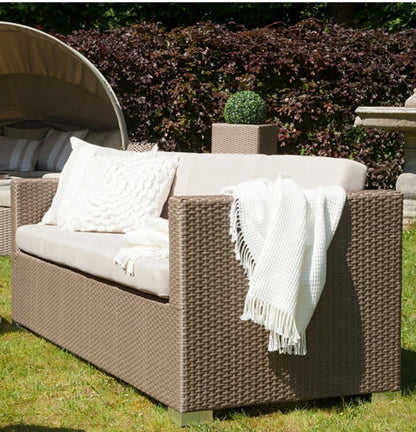 Outdoor Coffee Table Garden Sofas Combination Leisure Nordic Lawn Garden Sofas Simple Pe Rattan Furniture Sofá Jardín MHHYSF