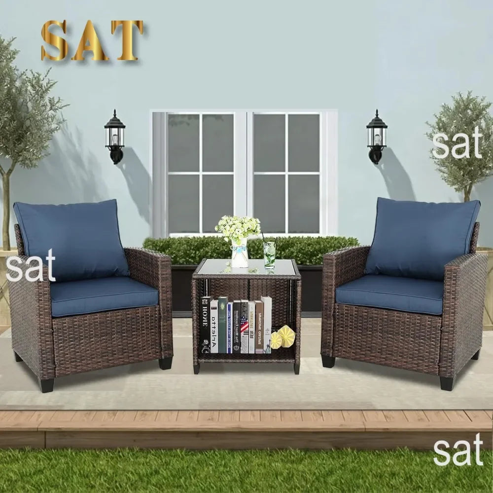 #For 3 Pieces Patio Furniture Sets with Storage Table and Chairs, Outdoor Patio Furniture Sets&