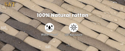 -8 Pieces Outdoor Wicker Rattan Patio Furniture Sectional Set,Glass Top Table Hidden Storage,7 Sofa Sections, Oversized Cushions