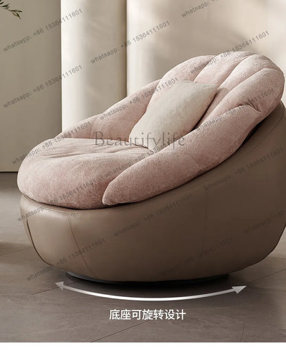 yj57 Sofa chair modern simple living room balcony household lazy leisure chair spot light luxury