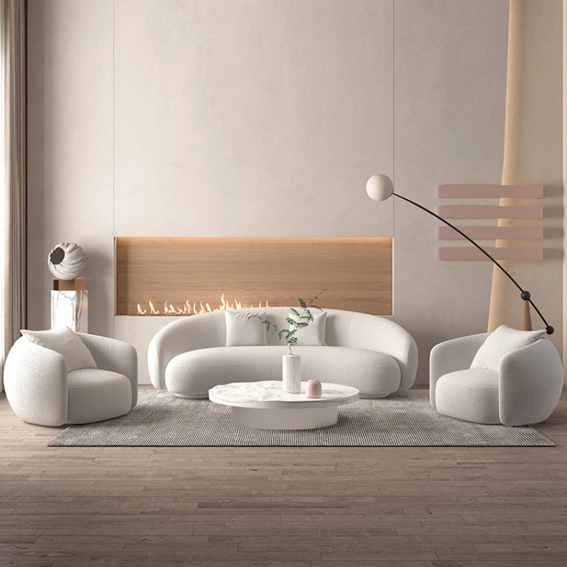 Premium Italian Banana Sofa Minimalist Shaped Sofa Living Room Simple Modern Arc Cashew Sofa