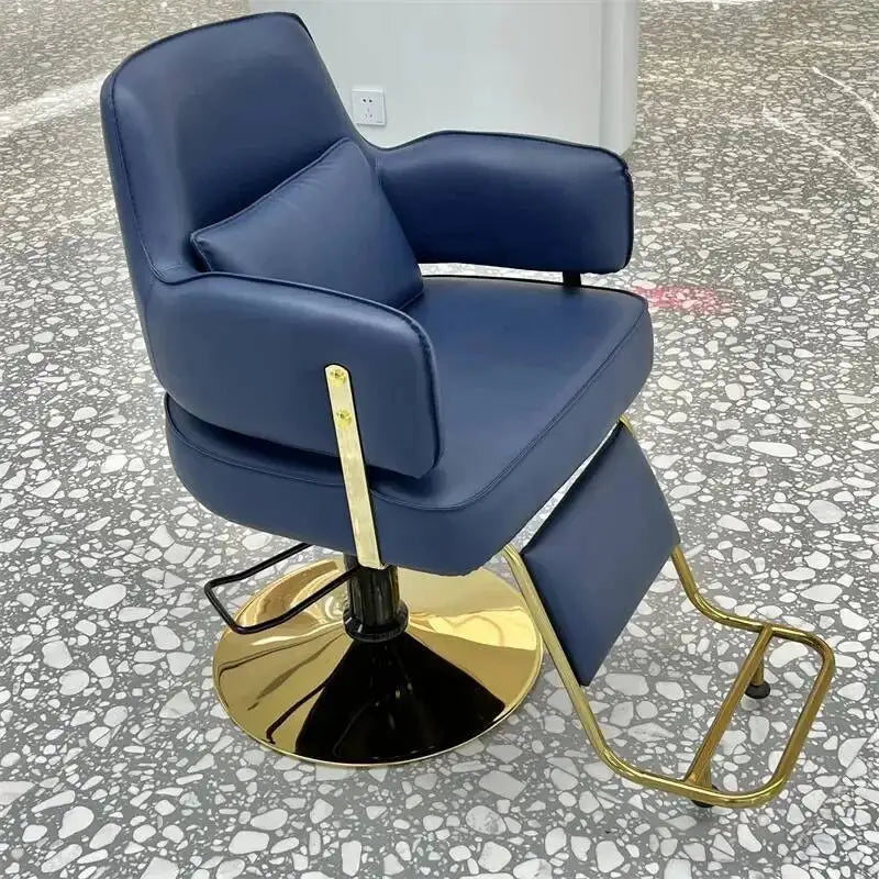 Workshop Tattoo Barber Chair Cosmetic Nail Trolley Workshop Luxury Adjustable Barber Chair Stool Silla De Barbero Home Furniture
