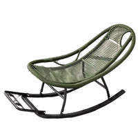 Outdoor rocking chair, garden rattan chair, casual nap chair, household, sitting and lying down