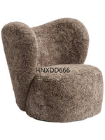 Villa Use Swivel Base Upholstered  Accent Chair Contemporary Lounge Sofa Chairs for Hotel Lobby