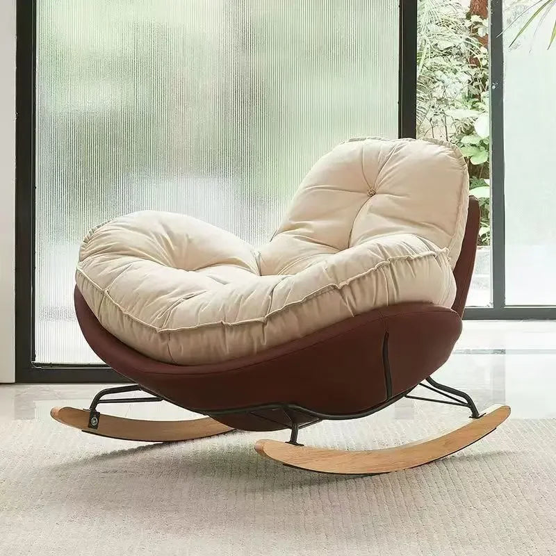 Lazy Couch Penguin Rocking Chair Indoor Leisure Rocking Chair Lounge Chair Rocking Daybed Adult Lounge Snail Balcony Home Egg
