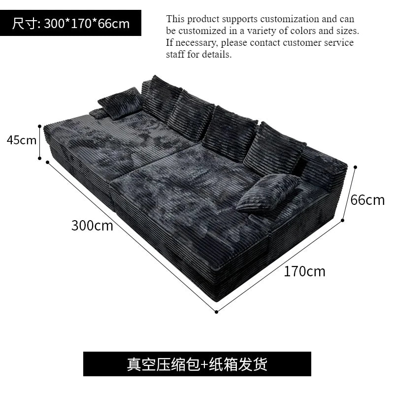 Sofa Armrest Adults Villa Floor Vacuum Compressed Couch Living Room