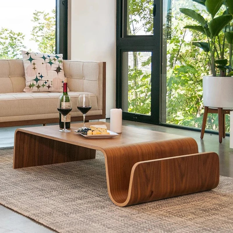 Wood Designer Coffee Table Nordic Modern Decoration Antique Coffee Table Aesthetic Center Mesa Auxiliar Postmodern Furniture