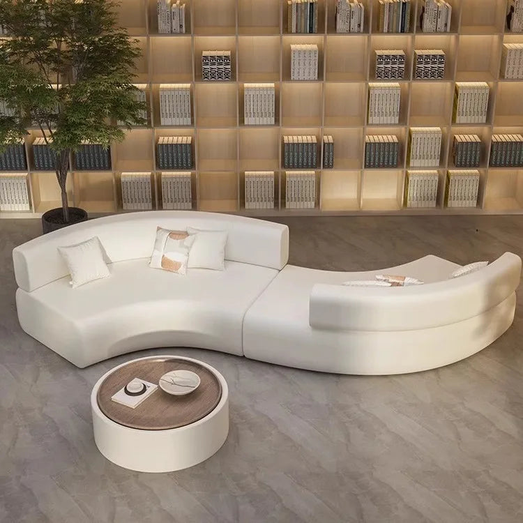 Modern curved special-shaped sofa double-sided S-shaped sofa creative lobby reception hotel
