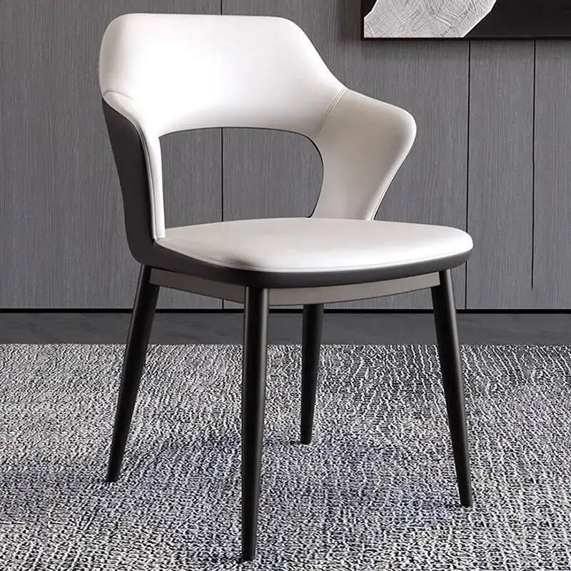 Kitchen Wooden Dining Chairs Table Individual Soft Relaxing Desk Leather Living Room Dining Chairs Home Sandalyeler Furniture