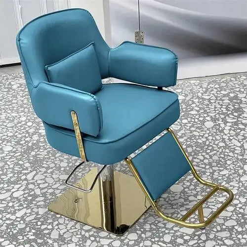 Workshop Tattoo Barber Chair Cosmetic Nail Trolley Workshop Luxury Adjustable Barber Chair Stool Silla De Barbero Home Furniture