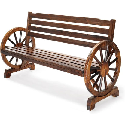 2025 New outdoor metal Bench with backrest garden long chair outdoor bench cast aluminum leisure Patio benches