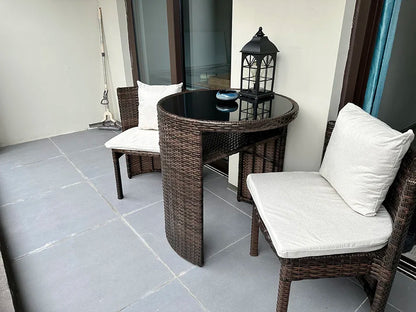 Rattan Garden Furniture Sets Balcony Home Table Chairs Storage Leisure Table and Chair Three-piece Set Outdoor Patio Combination