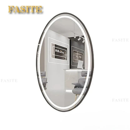 Beauty Barber Shop Mirror Frameless Barber Shop Internet celebrity hair salon