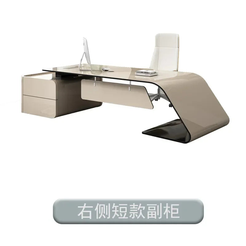 Luxury European Office Desk Wooden Study Computer Gaming Standing Office Desk Bedroom Conference Design Ufficio Home Furniture