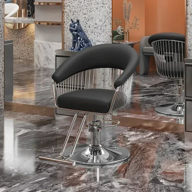 Nordic Barber Shop Barber Chairs Beauty Salon Professional Barber Chair Liftable Swivel Chair Hairdressing Chair Salon Furniture