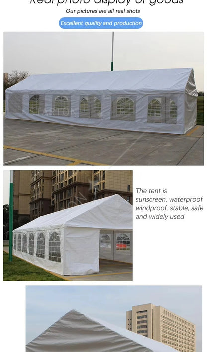 PVC Steel Customized Tent Beach square Outdoor Park Cook Food Awning Party Vendors Setting up Stalls BBQ Leisure Camping
