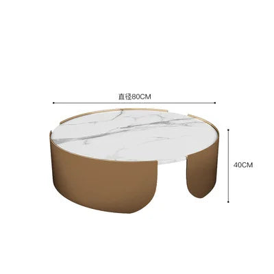 Internet celebrity lamb wool coffee table combination hotel lobby lounge multi-person curved fabric sofa