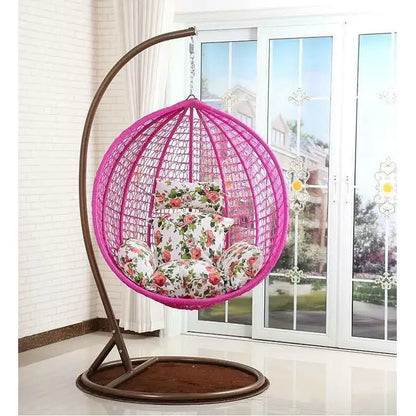 -Indoor Outdoor Rope Hanging Swing Terrace Bedroom Hammock Egg Chair Swing Custom Patio Swing Chair