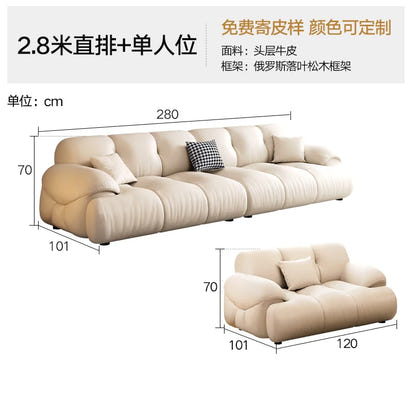 Long Modern Living Room Sofas Interior Fashion Luxury Design European Living Room Sofas Comfortable Sillon Cama Trendy Furniture